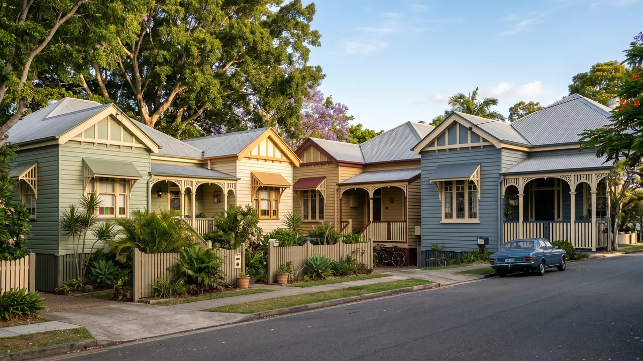 Choosing a heritage colour scheme for a New Farm or Teneriffe home in New Farm