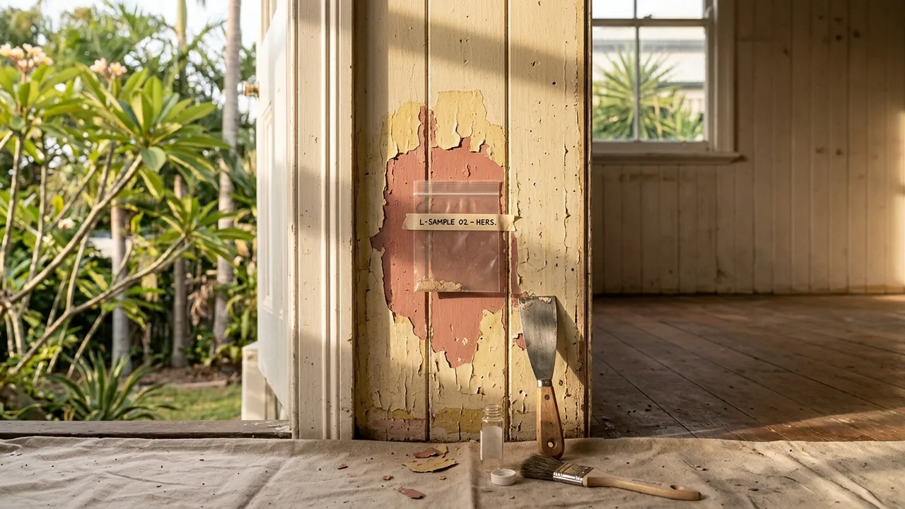 Brisbane painter detail relevant to "Lead paint in New Farm and Herston homes: what you need to know before you renovate"