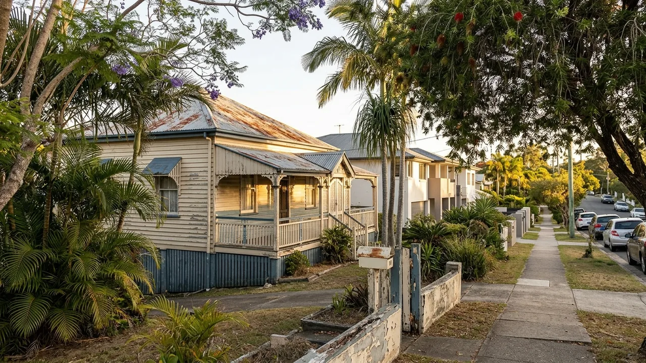 Brisbane painter context shot for "These are the signs your Brisbane home needs repainting sooner than you planned"